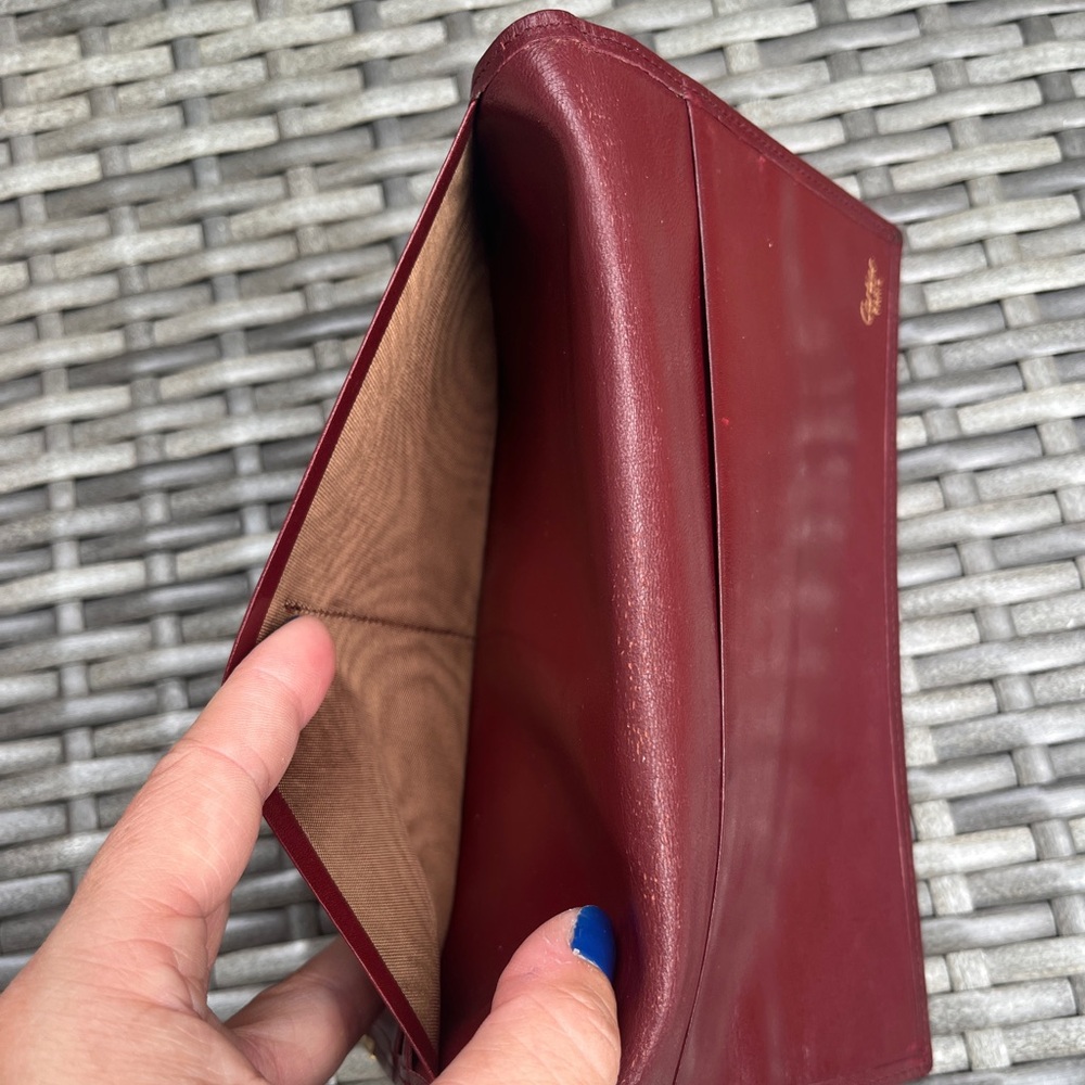 Cartier Bifold Bordeaux Wallet - Picture 5 of 14